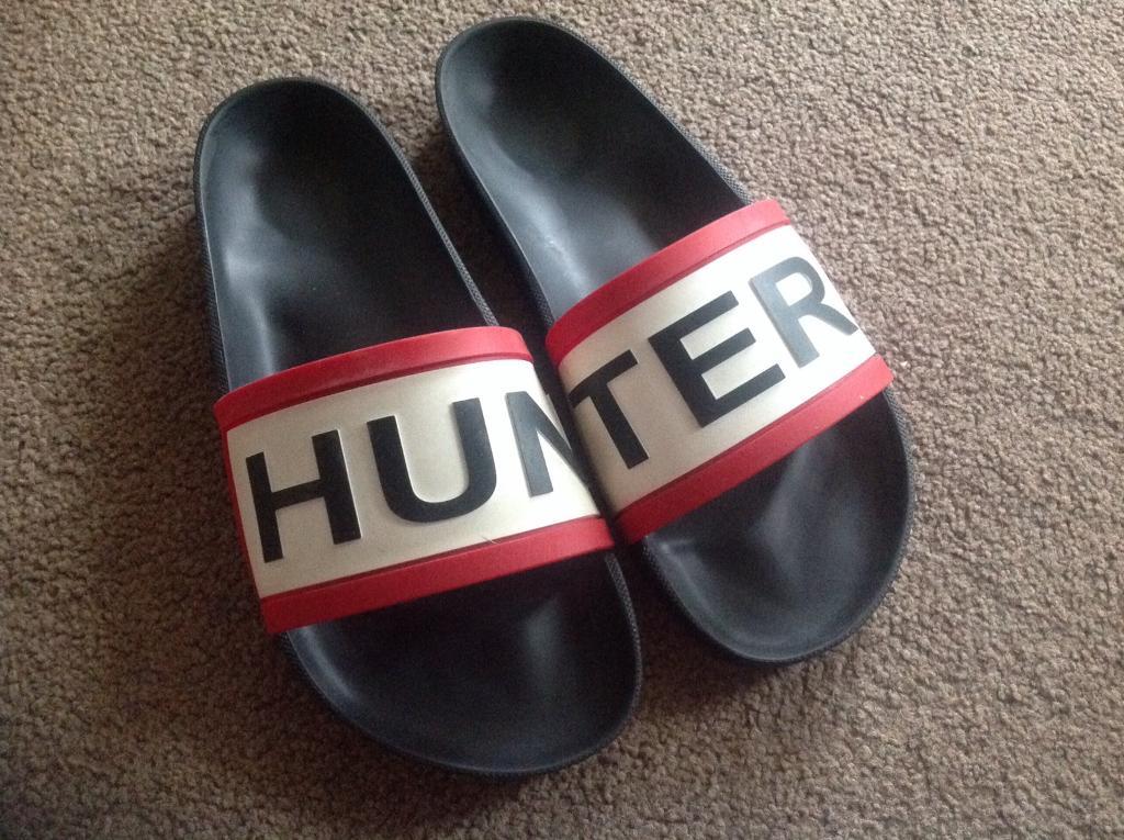 hunter flip flops mens